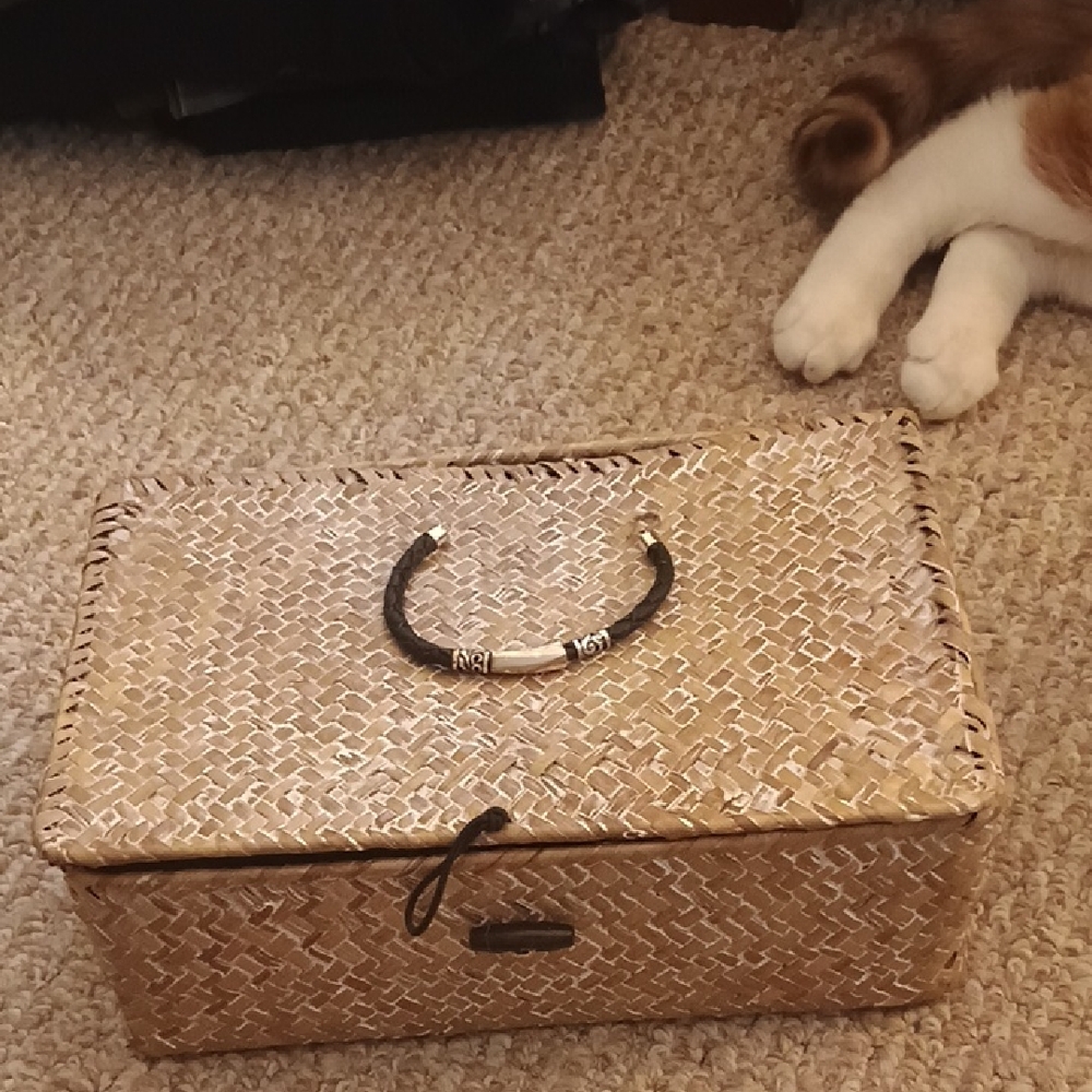 Elegant Black and Silver Bracelet